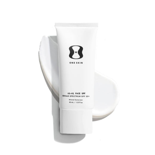 OneSkin FACE SPF OS-01 Peptide Broad Spectrum SPF 30+ Mineral Sunscreen- Scientifically Proven to Protect Skin from UV Aging, Includes Potent Antioxidants, For All Skin Types Including Sensitive Skin