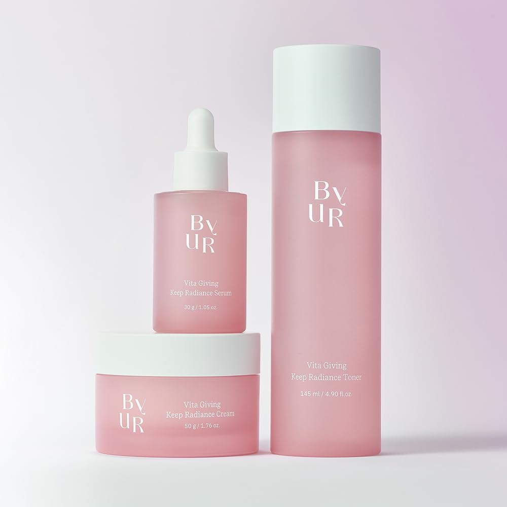 ByUR Vita Giving Keep Radiance Cream - Dark Spots & Hyperpigmentation, Brightening & Hydrating for Dry, Dull Skin, Hyaluronic Acid, Niacinamide, Vitamin C, Facial Moisturizer Pore Care Korean Skincare