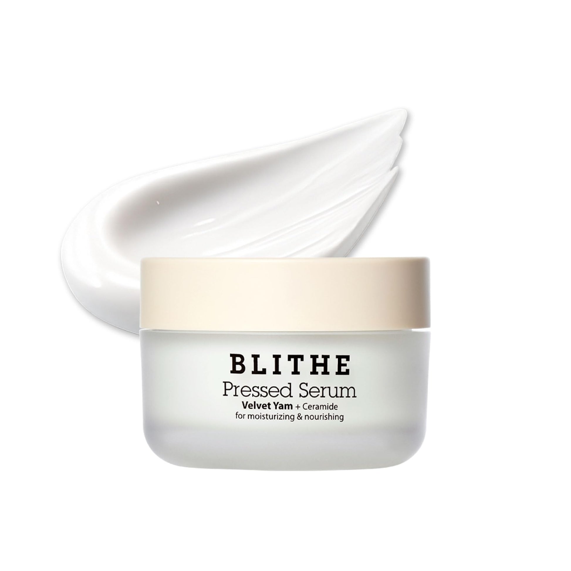 BLITHE Pressed Serum Tundra Chaga With Peptide & Collagen | Korean Moisturizer | Anti Aging Cream & Skin Tightening Cream for Face | Formula for an Instant Face Lift, 1.68 fl oz