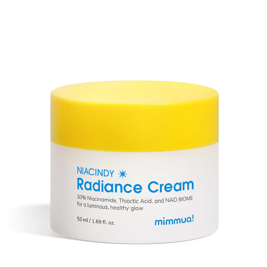 NIACINDY Radiance Capsule Cream | Liposomal NAD + 10% Niacinamide +Thioctic Acid + 9 Peptides | Dark Spot Remover & Anti-Aging Moisturizer | Korean Clinical Formula for Radiant Skin | 50ml