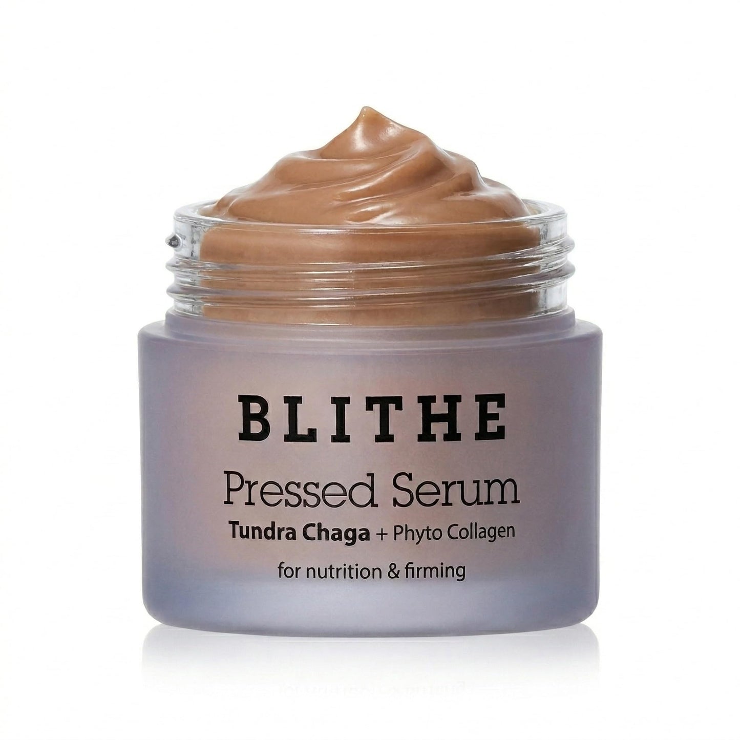 BLITHE Pressed Serum Tundra Chaga With Peptide & Collagen | Korean Moisturizer | Anti Aging Cream & Skin Tightening Cream for Face | Formula for an Instant Face Lift, 1.68 fl oz